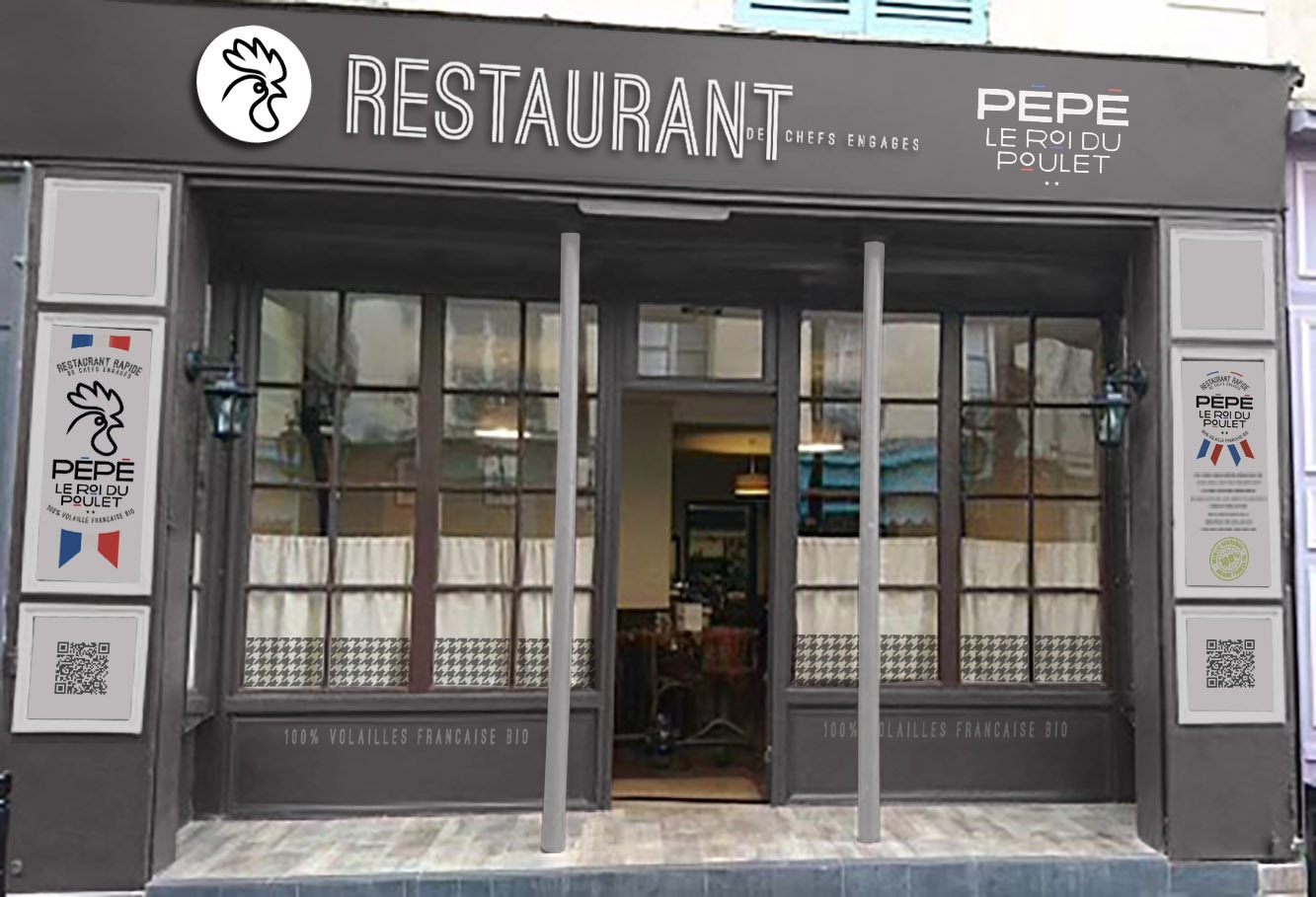 Photo façade restaurant Pépé le Poulet
